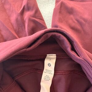 lululemon athletica Burgundy Leggings